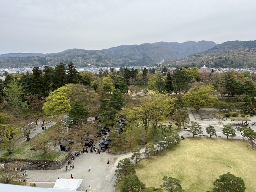 場内からの景色